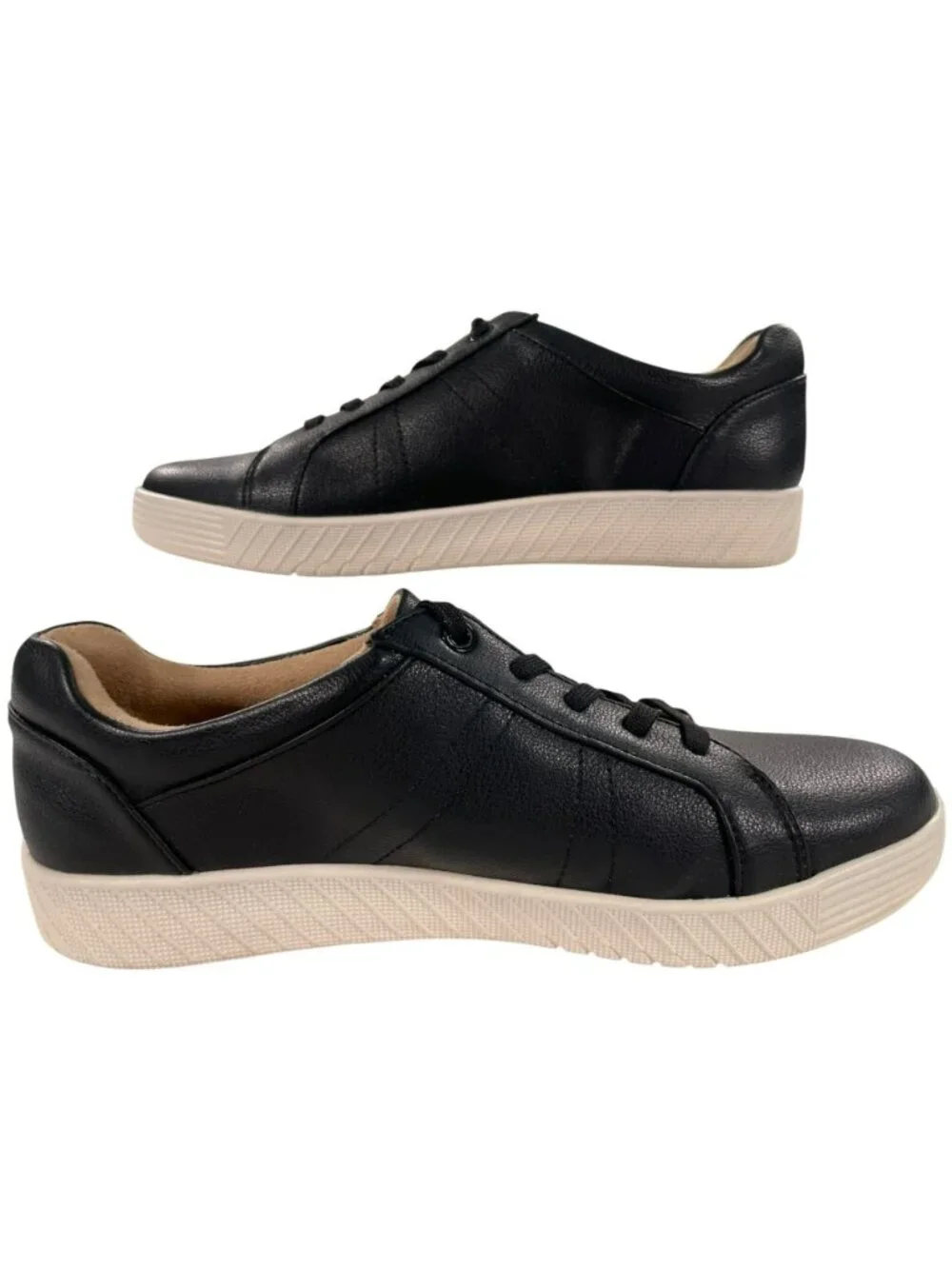 Naturalizer Sport Neela Black/White Sneakers Casual Shoes Women's Size 9W NEW